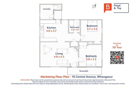 Photo of property in 16 Central Avenue, Gonville, Whanganui, 4501