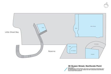 Photo of property in 36 Queen Street, Northcote Point, Auckland, 0627