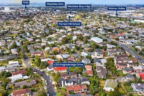 Photo of property in 1/33 Knightsbridge Drive, Forrest Hill, Auckland, 0620