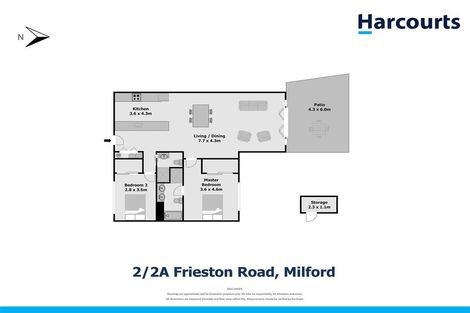 Photo of property in 2/2a Frieston Road, Milford, Auckland, 0620
