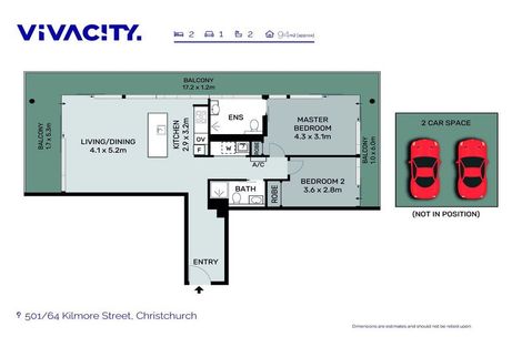 Photo of property in 501/64 Kilmore Street, Christchurch Central, Christchurch, 8013