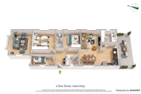 Photo of property in 3 Dee Street, Island Bay, Wellington, 6023