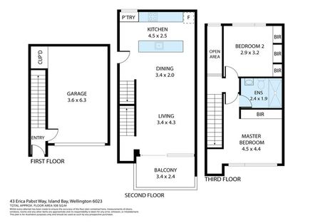 Photo of property in 43 Erica Pabst Way, Island Bay, Wellington, 6023