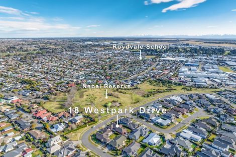 Photo of property in 18 Westpark Drive, Burnside, Christchurch, 8053