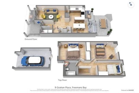 Photo of property in 9 Grattan Place, Freemans Bay, Auckland, 1011