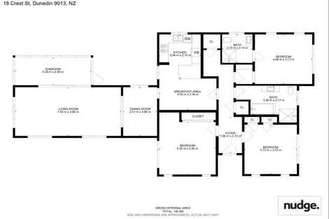 Photo of property in 18 Crest Street, Tainui, Dunedin, 9013