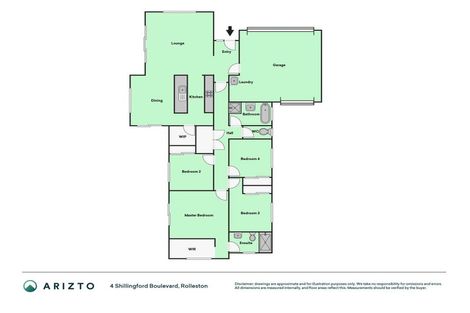 Photo of property in 4 Shillingford Boulevard, Rolleston, 7615