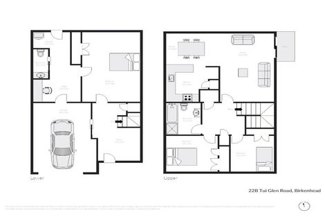 Photo of property in 2/22a Tui Glen Road, Birkenhead, Auckland, 0626