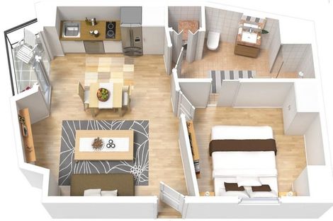 Photo of property in Soho Apartments, 1019/74 Taranaki Street, Te Aro, Wellington, 6011