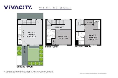 Photo of property in 12/9 Southwark Street, Christchurch Central, Christchurch, 8011