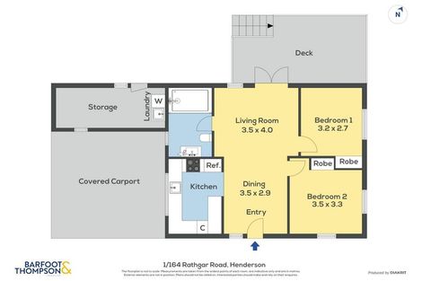Photo of property in 1/164 Rathgar Road, Henderson, Auckland, 0610