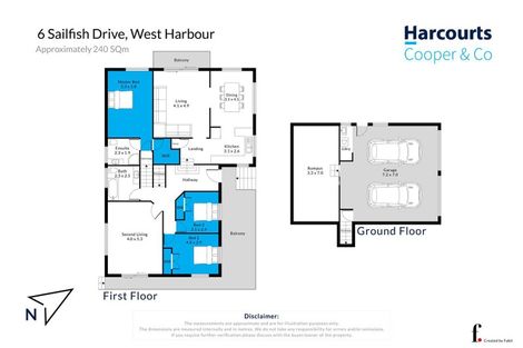 Photo of property in 6 Sailfish Drive, West Harbour, Auckland, 0618
