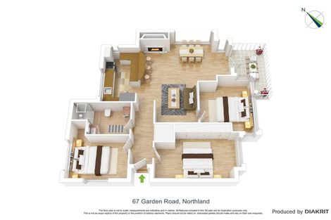 Photo of property in 67 Garden Road, Northland, Wellington, 6012