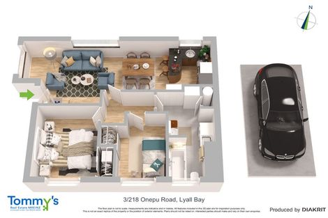 Photo of property in 3/218 Onepu Road, Lyall Bay, Wellington, 6022