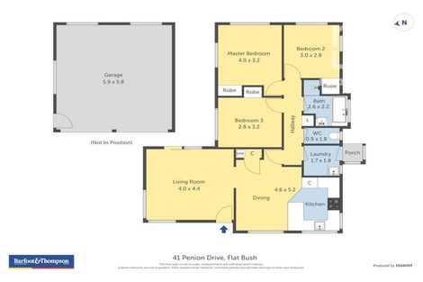 Photo of property in 41 Penion Drive, Flat Bush, Auckland, 2023