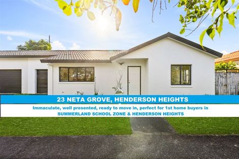 Photo of property in 4/17 Neta Grove, Henderson, Auckland, 0612