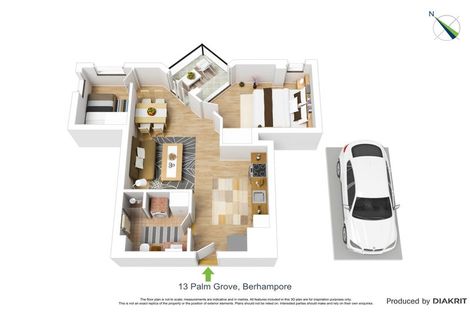 Photo of property in Palm Grove Apartments, 15/13b Palm Grove, Berhampore, Wellington, 6023