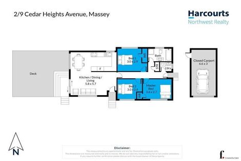 Photo of property in 2/9 Cedar Heights Avenue, Massey, Auckland, 0614