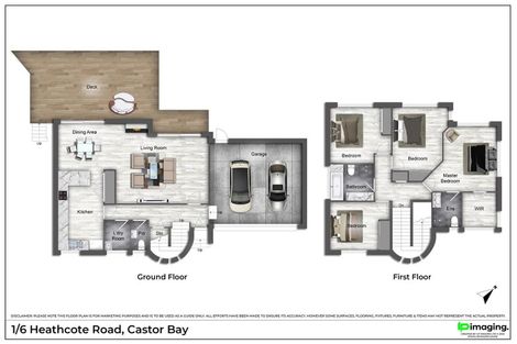 Photo of property in 1/6 Heathcote Road, Castor Bay, Auckland, 0620