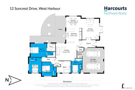 Photo of property in 12 Suncrest Drive, West Harbour, Auckland, 0618