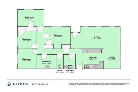 Photo of property in 22 Woodend Road, Woodend, 7610