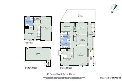 Photo of property in 48 Percy Dyett Drive, Karori, Wellington, 6012