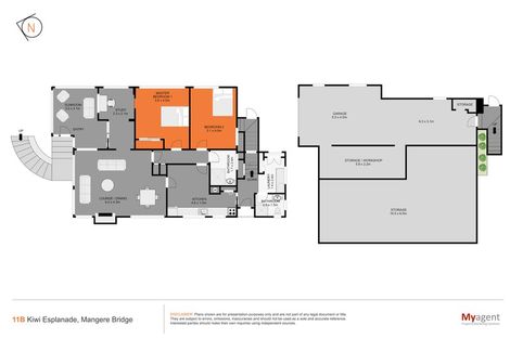 Photo of property in 1/11 Kiwi Esplanade, Mangere Bridge, Auckland, 2022