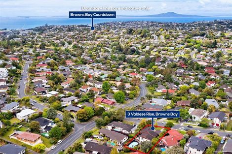 Photo of property in 3 Valdese Rise, Browns Bay, Auckland, 0630