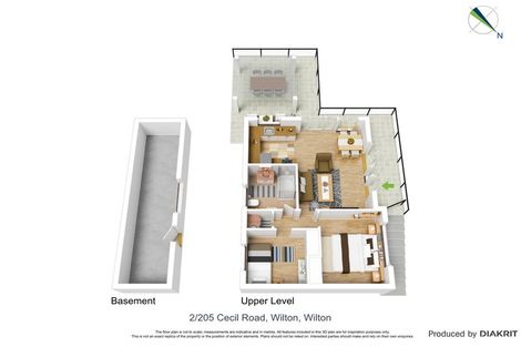 Photo of property in 2/205 Cecil Road, Wilton, Wellington, 6012