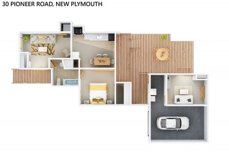 Photo of property in 30 Pioneer Road, Moturoa, New Plymouth, 4310