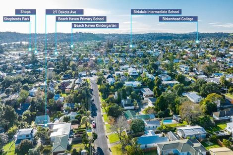 Photo of property in 2/7 Dakota Avenue, Beach Haven, Auckland, 0626