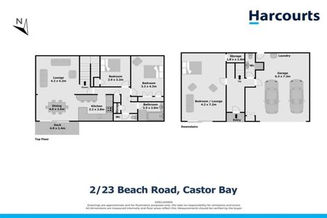 Photo of property in 2/23 Beach Road, Castor Bay, Auckland, 0620