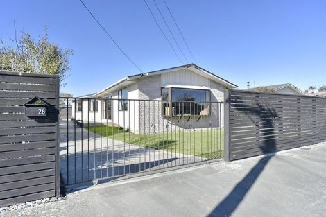 Photo of property in 26 Aintree Street, Bishopdale, Christchurch, 8051
