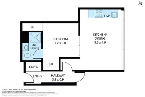 Photo of property in 704/212 Willis Street, Te Aro, Wellington, 6011