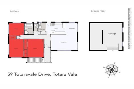 Photo of property in 59 Totaravale Drive, Totara Vale, Auckland, 0629