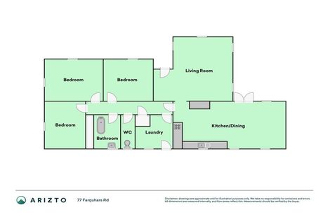 Photo of property in 77 Farquhars Road, Redwood, Christchurch, 8051