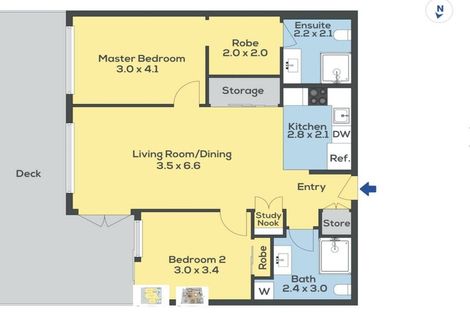 Photo of property in Norfolk Apartments, 105/19 Bute Road, Browns Bay, Auckland, 0630