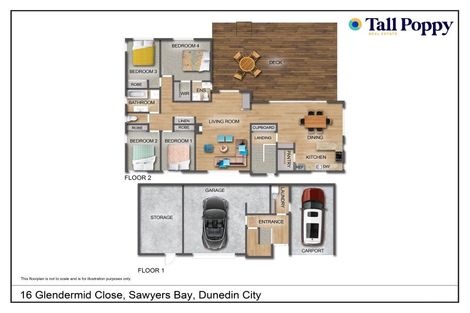 Photo of property in 16 Glendermid Close, Sawyers Bay, Port Chalmers, 9023