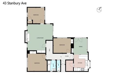 Photo of property in 43 Stanbury Avenue, Somerfield, Christchurch, 8024