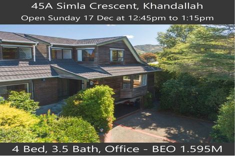 Photo of property in 45a Simla Crescent, Khandallah, Wellington, 6035