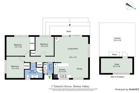 Photo of property in 7 Takanini Grove, Stokes Valley, Lower Hutt, 5019