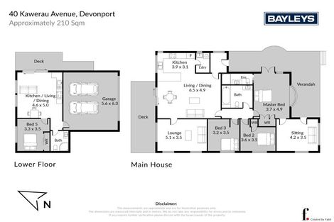 Photo of property in 1/2 Merwood Lane, Devonport, Auckland, 0624