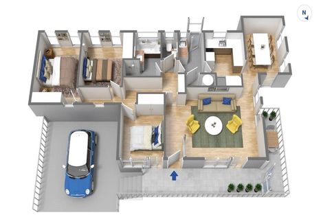 Photo of property in 1/46 Marlborough Avenue, Glenfield, Auckland, 0629