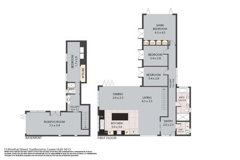 Photo of property in 15 Kowhai Street, Eastbourne, Lower Hutt, 5013