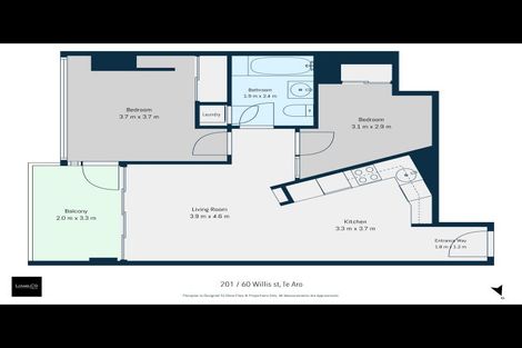 Photo of property in Gerondis Bldg Apartments, 201/60 Willis Street, Wellington Central, Wellington, 6011