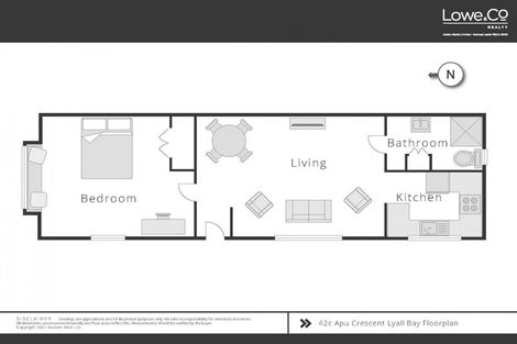 Photo of property in 42c Apu Crescent, Lyall Bay, Wellington, 6022