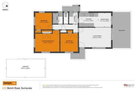 Photo of property in 2/22 Borich Road, Sunnyvale, Auckland, 0612