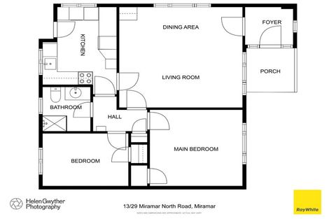 Photo of property in Regency Flats, 6/29-45 Miramar North Road, Miramar, Wellington, 6022