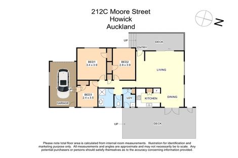 Photo of property in 3/212 Moore Street, Howick, Auckland, 2014