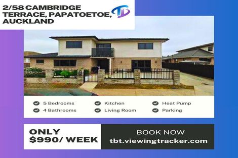 Photo of property in 58b Cambridge Terrace, Papatoetoe, Auckland, 2025
